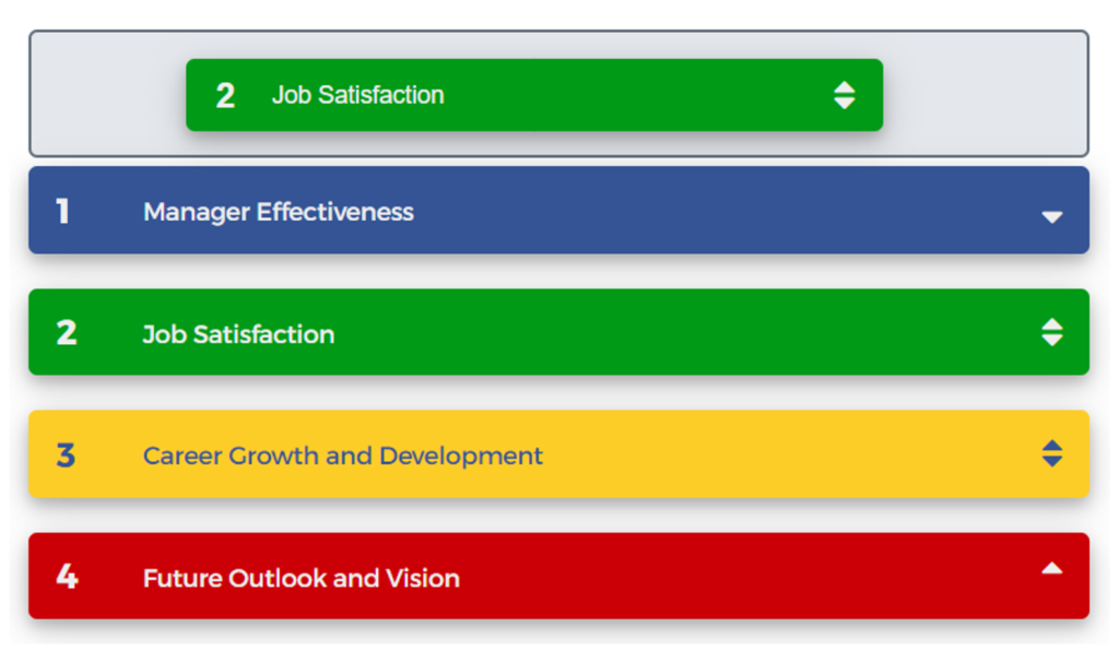 Ranx survey category prioritization